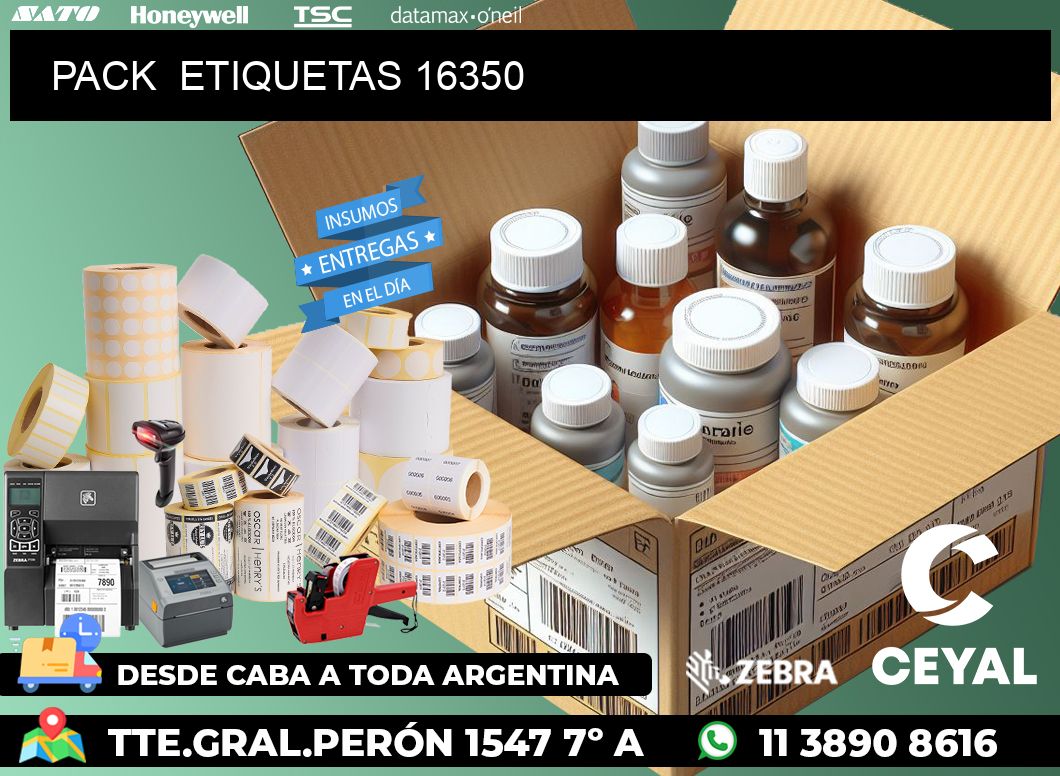 PACK  ETIQUETAS 16350