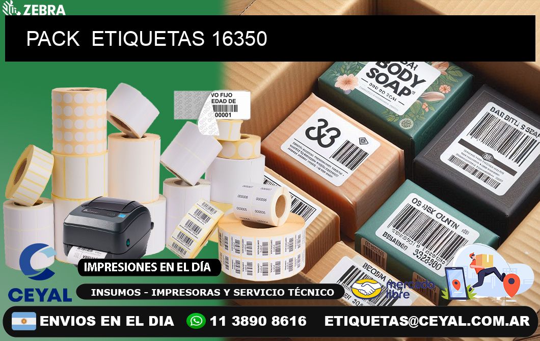 PACK  ETIQUETAS 16350