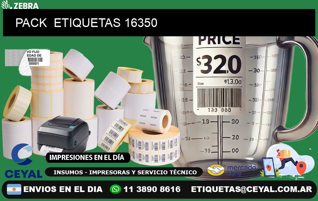 PACK  ETIQUETAS 16350