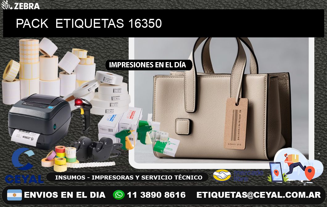 PACK  ETIQUETAS 16350