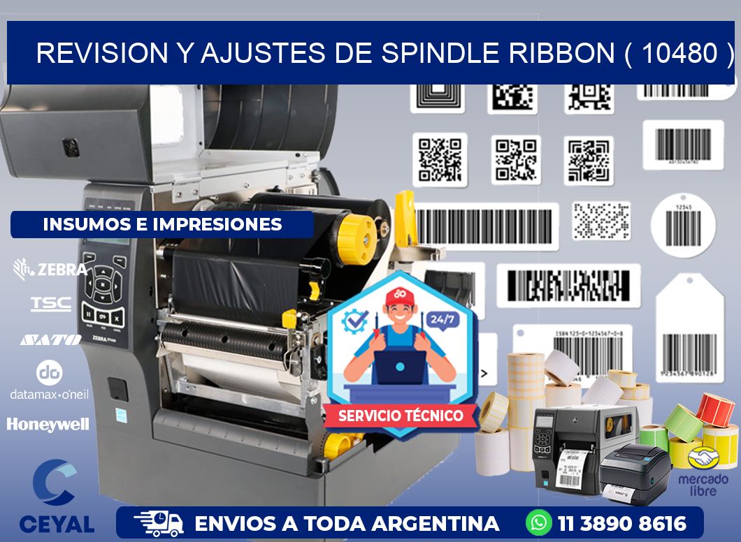 REVISION Y AJUSTES DE SPINDLE RIBBON ( 10480 )