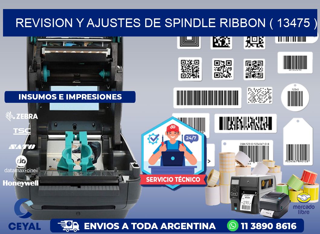 REVISION Y AJUSTES DE SPINDLE RIBBON ( 13475 )