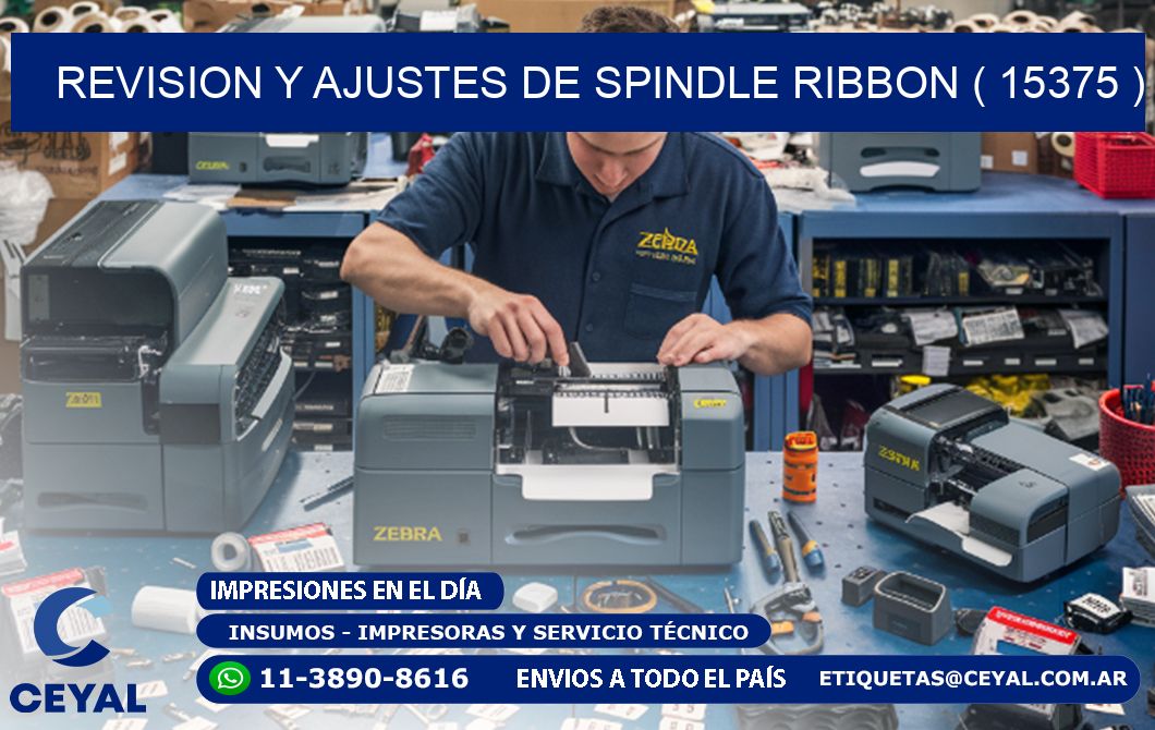 REVISION Y AJUSTES DE SPINDLE RIBBON ( 15375 )