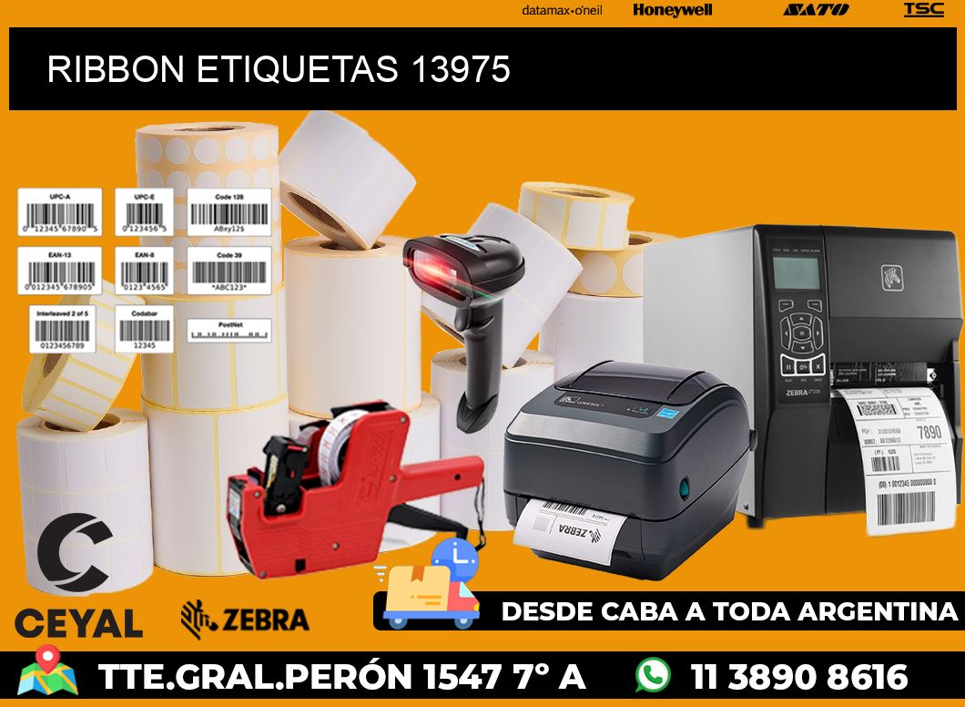 RIBBON ETIQUETAS 13975