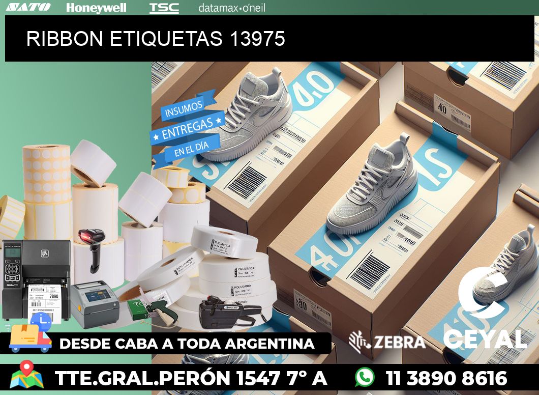 RIBBON ETIQUETAS 13975