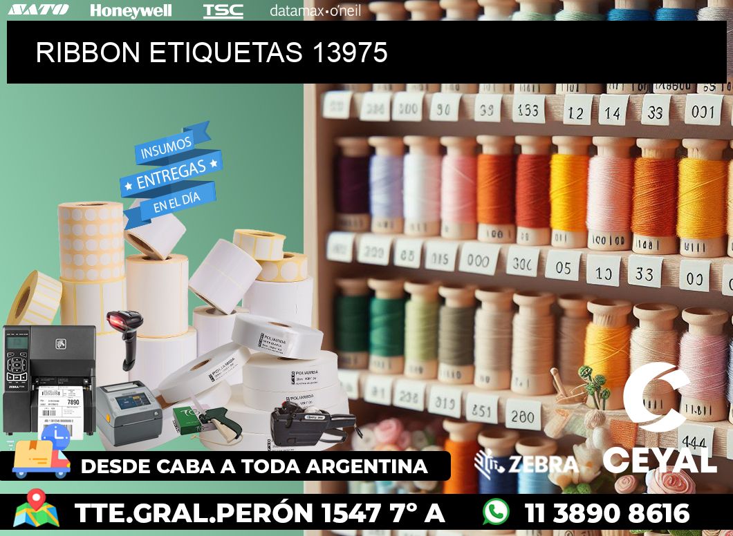 RIBBON ETIQUETAS 13975