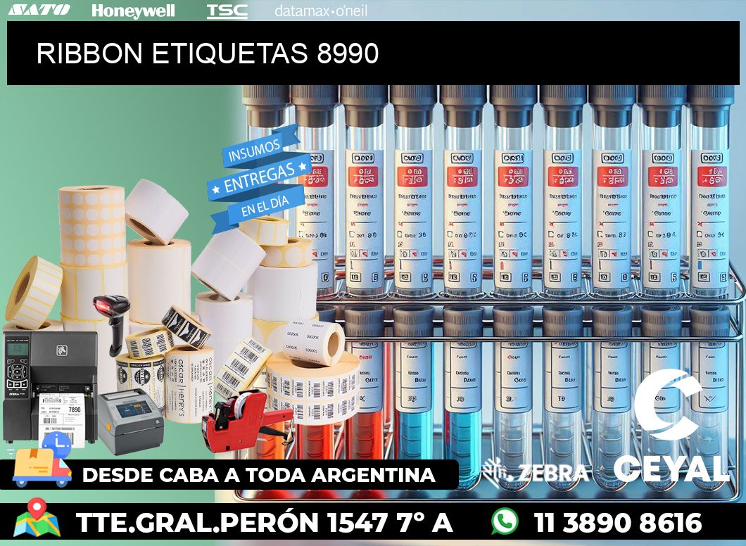 RIBBON ETIQUETAS 8990