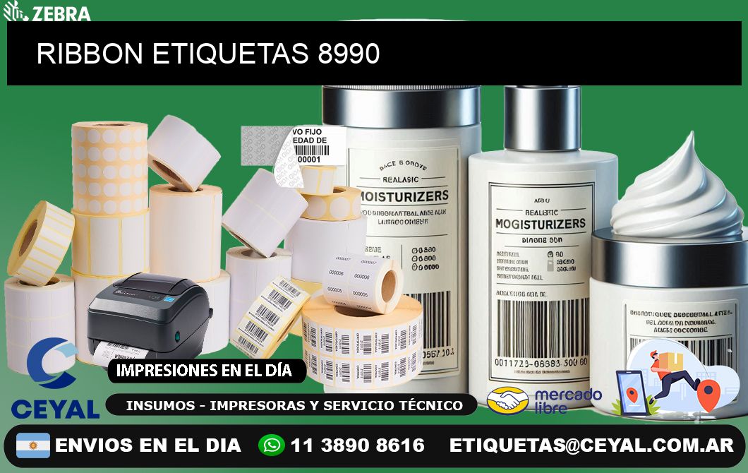 RIBBON ETIQUETAS 8990