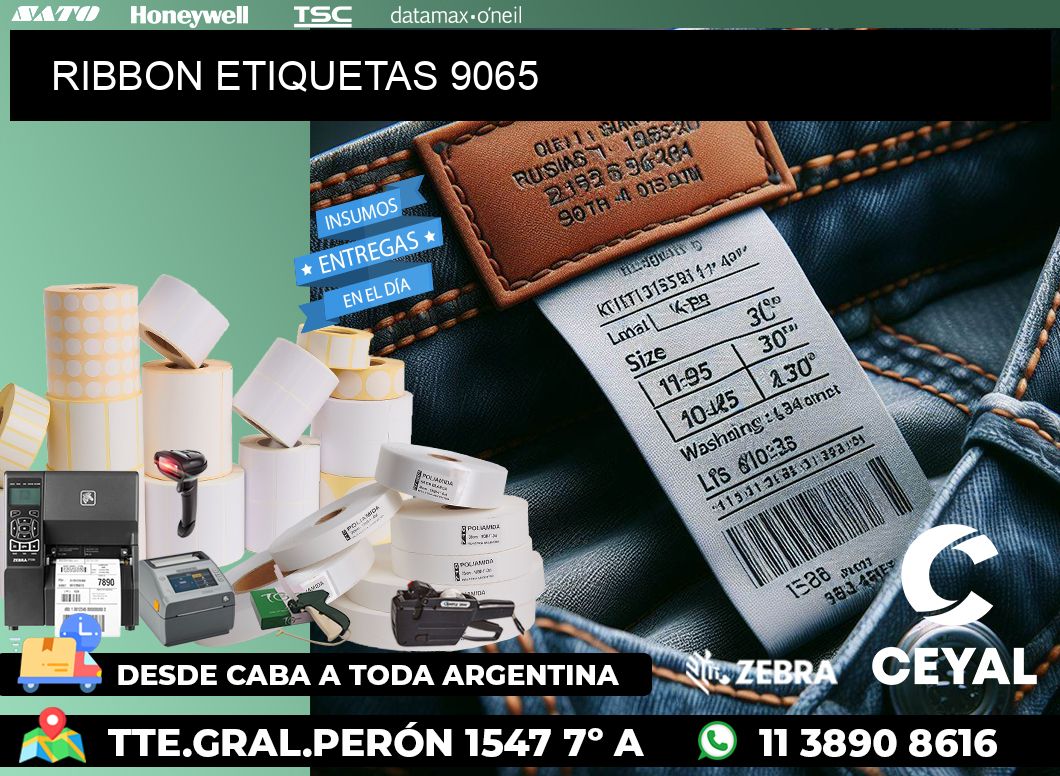 RIBBON ETIQUETAS 9065