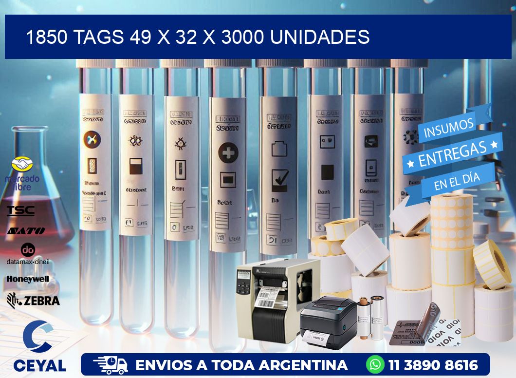 1850 TAGS 49 x 32 X 3000 UNIDADES