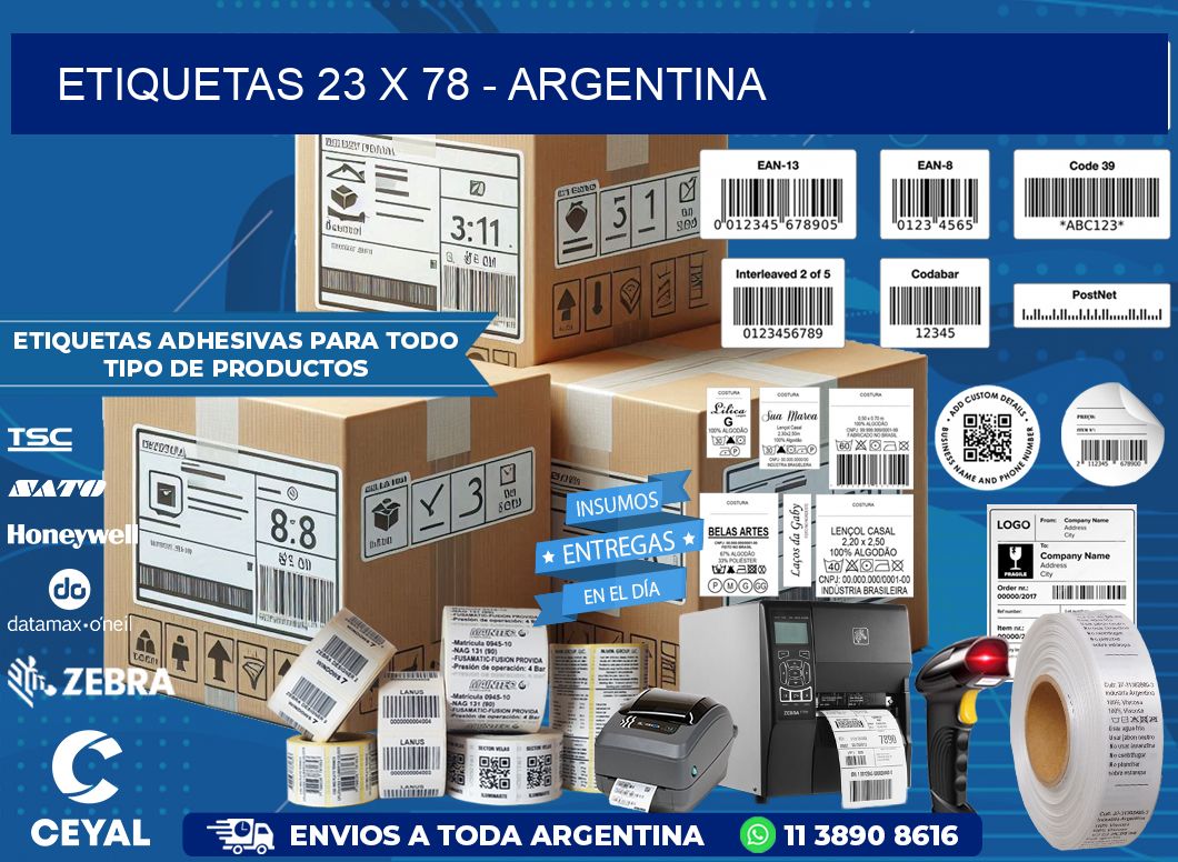 ETIQUETAS 23 x 78 – ARGENTINA