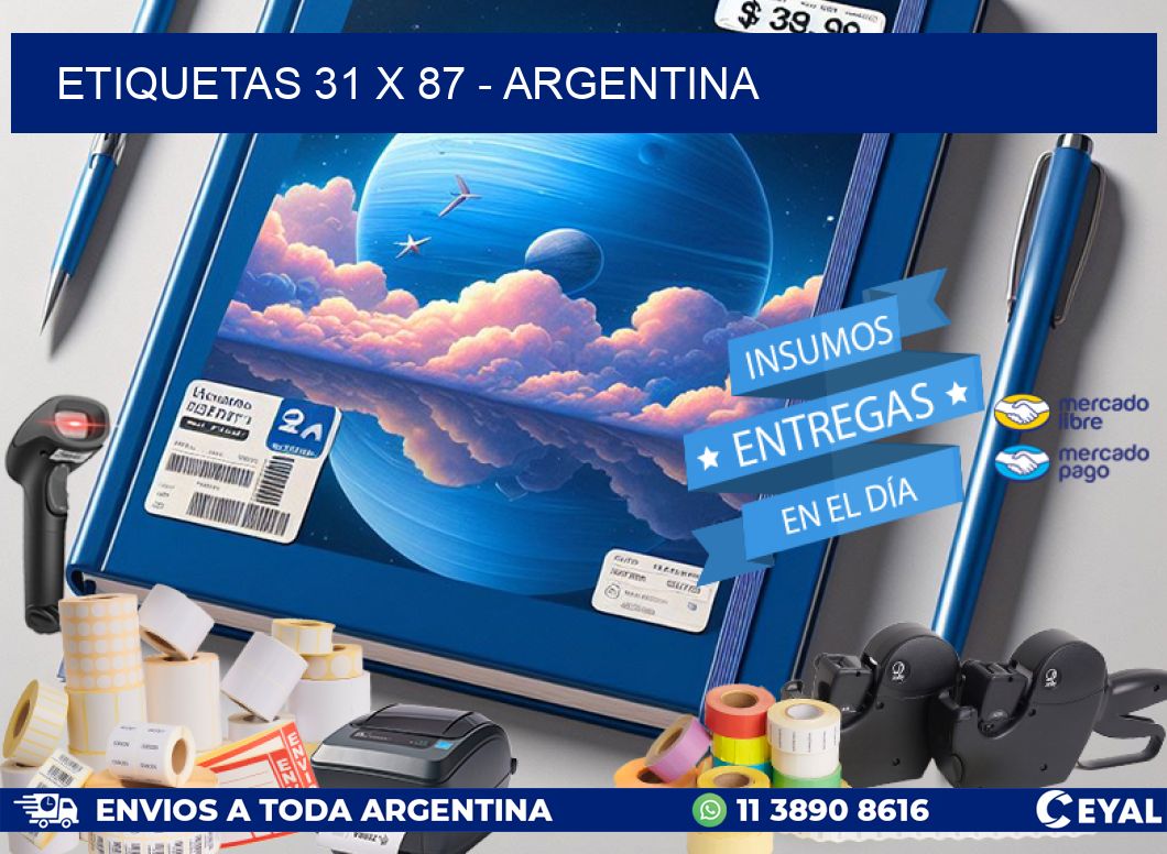 ETIQUETAS 31 x 87 - ARGENTINA