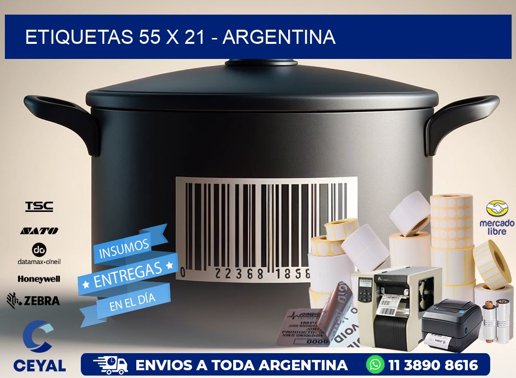 ETIQUETAS 55 x 21 - ARGENTINA