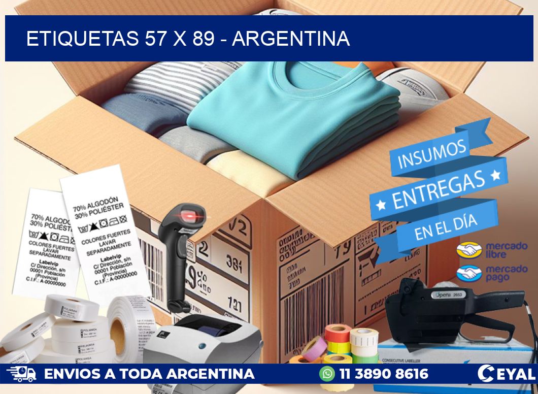 ETIQUETAS 57 x 89 – ARGENTINA