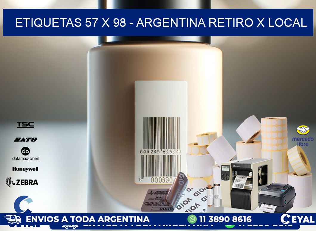 ETIQUETAS 57 x 98 – ARGENTINA RETIRO X LOCAL