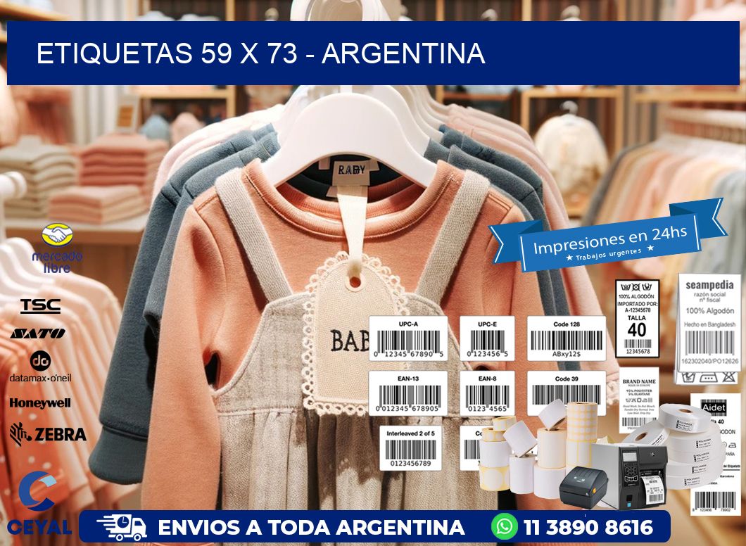 ETIQUETAS 59 x 73 - ARGENTINA