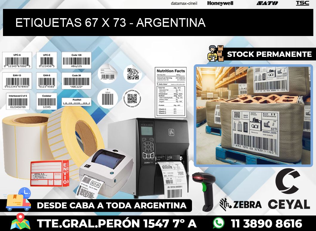 ETIQUETAS 67 x 73 – ARGENTINA