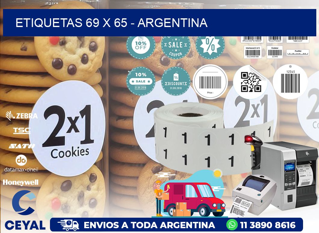 ETIQUETAS 69 x 65 - ARGENTINA