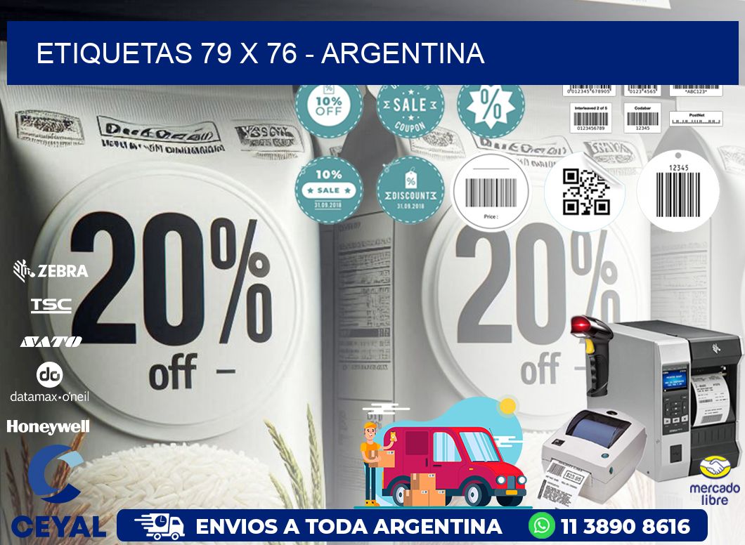 ETIQUETAS 79 x 76 - ARGENTINA