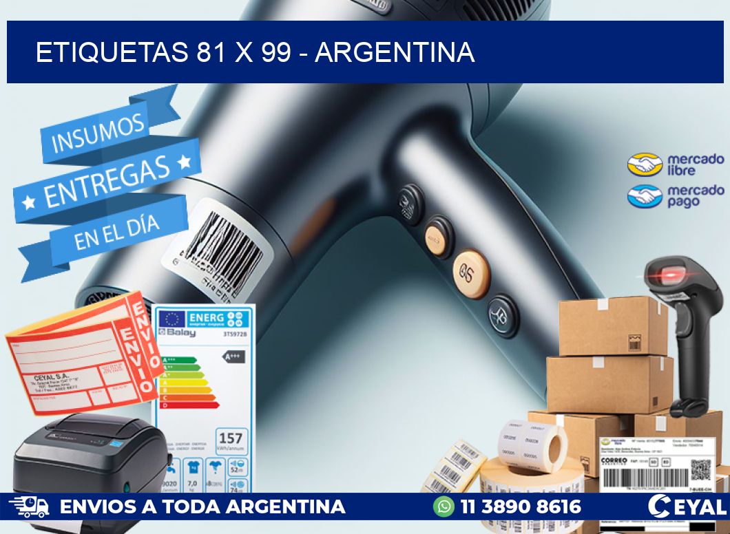 ETIQUETAS 81 x 99 - ARGENTINA