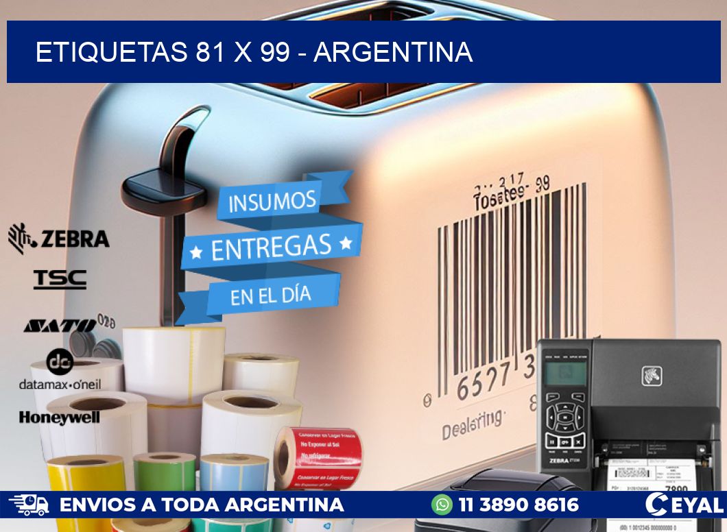 ETIQUETAS 81 x 99 - ARGENTINA