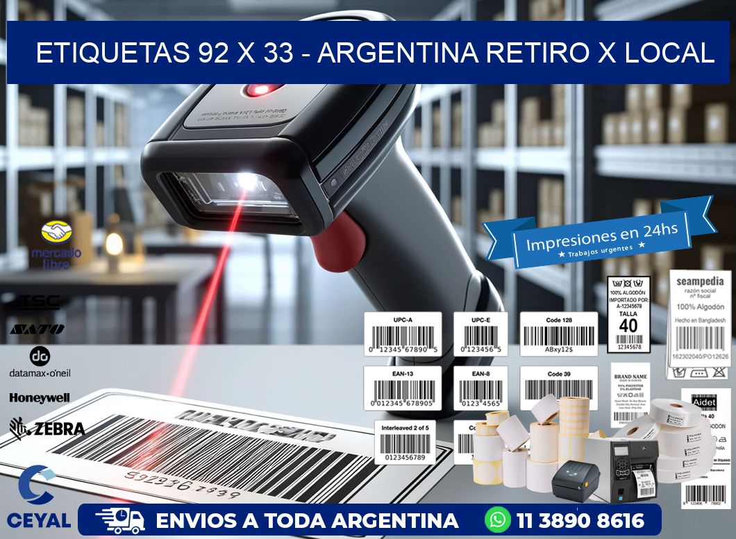 ETIQUETAS 92 x 33 – ARGENTINA RETIRO X LOCAL