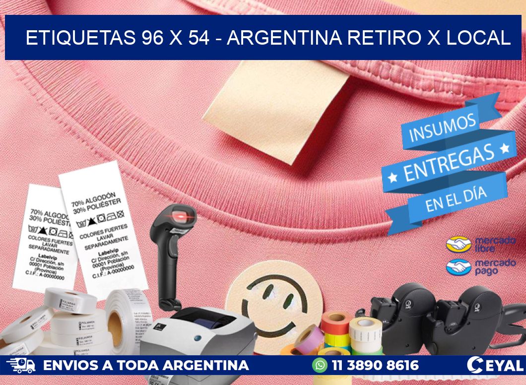 ETIQUETAS 96 x 54 – ARGENTINA RETIRO X LOCAL