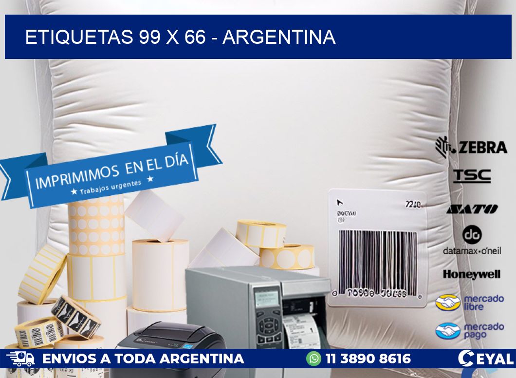 ETIQUETAS 99 x 66 - ARGENTINA