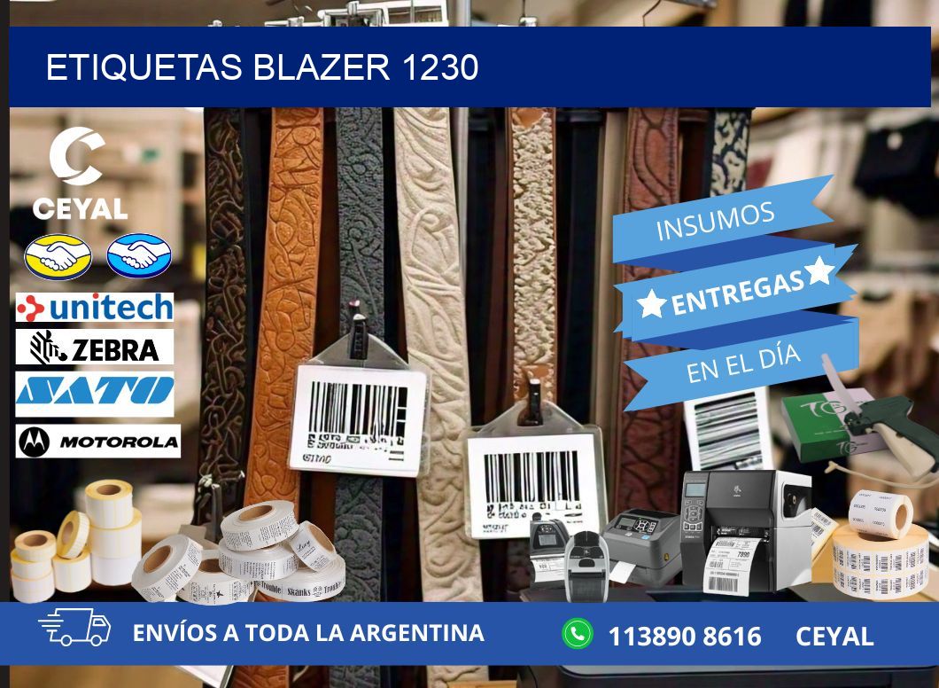 ETIQUETAS BLAZER 1230