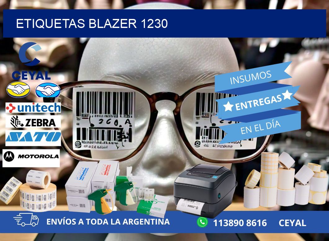 ETIQUETAS BLAZER 1230