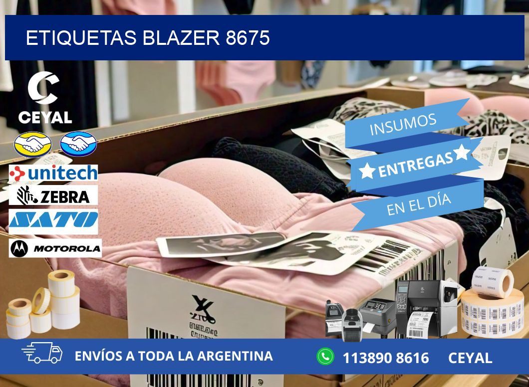 ETIQUETAS BLAZER 8675