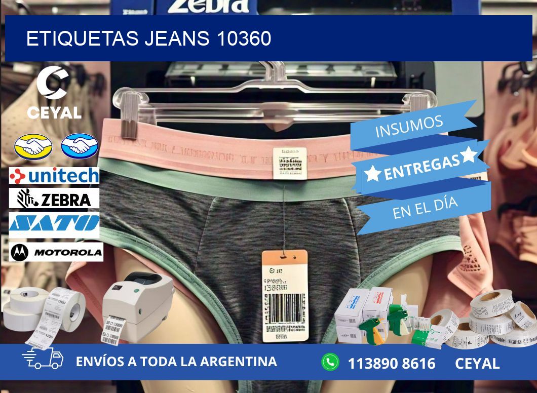 ETIQUETAS JEANS 10360