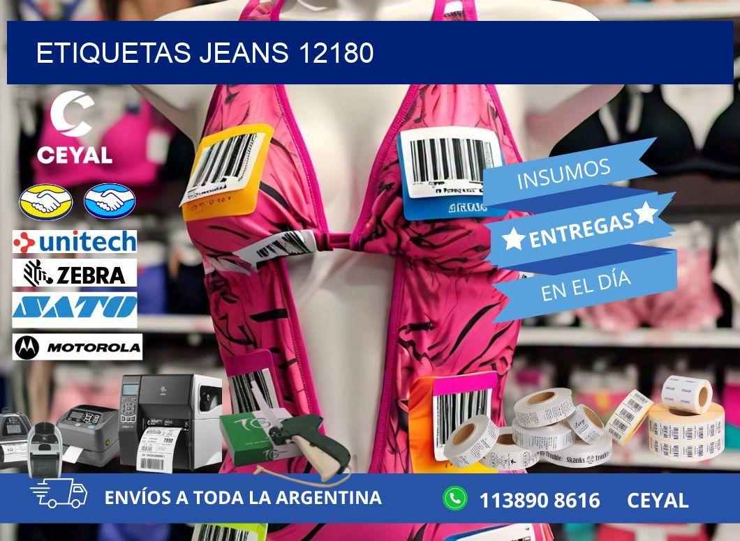 ETIQUETAS JEANS 12180