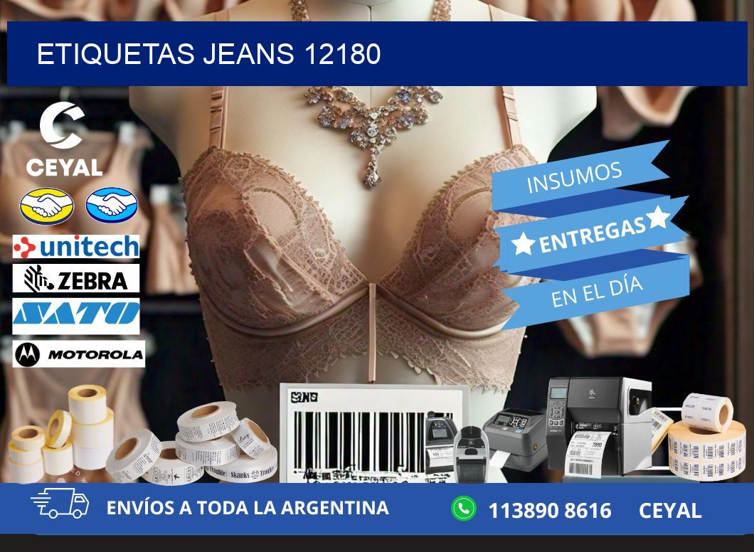 ETIQUETAS JEANS 12180