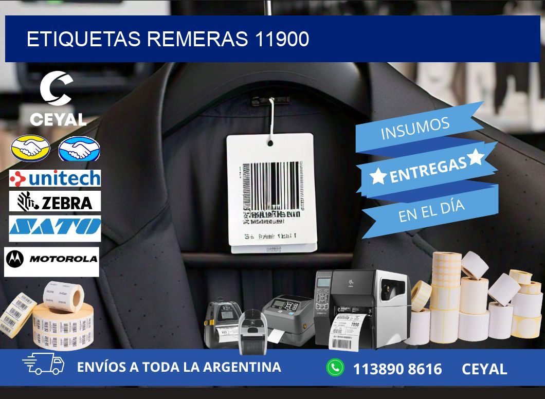 ETIQUETAS REMERAS 11900