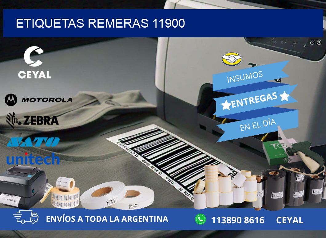 ETIQUETAS REMERAS 11900