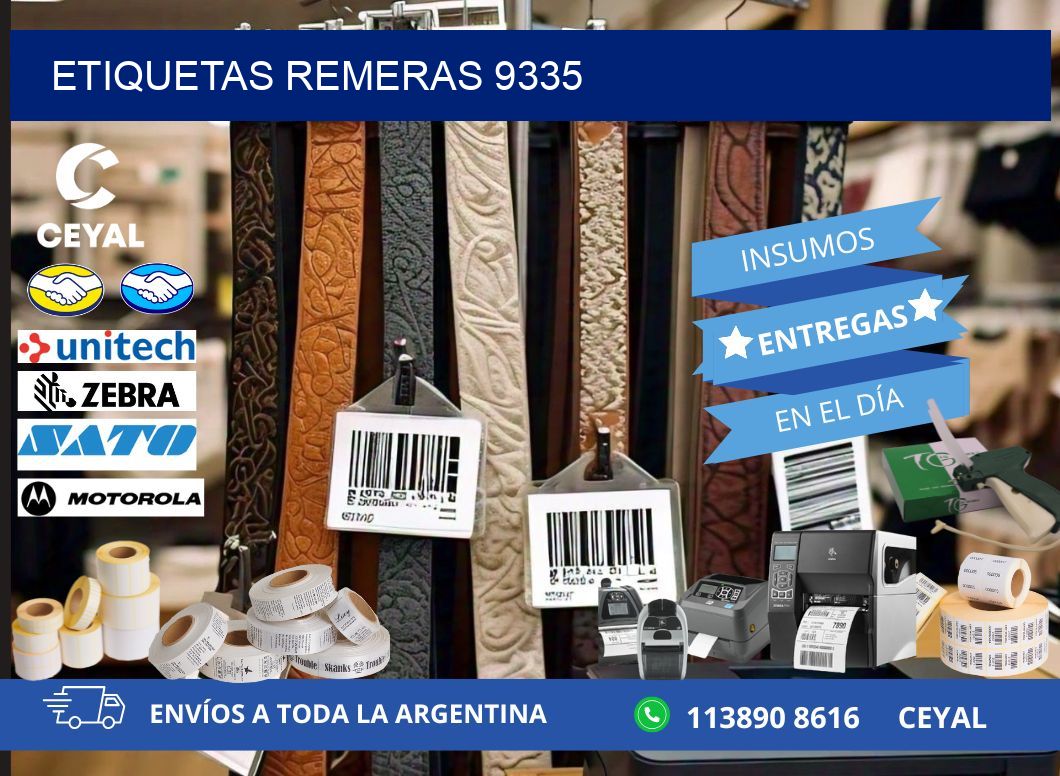 ETIQUETAS REMERAS 9335