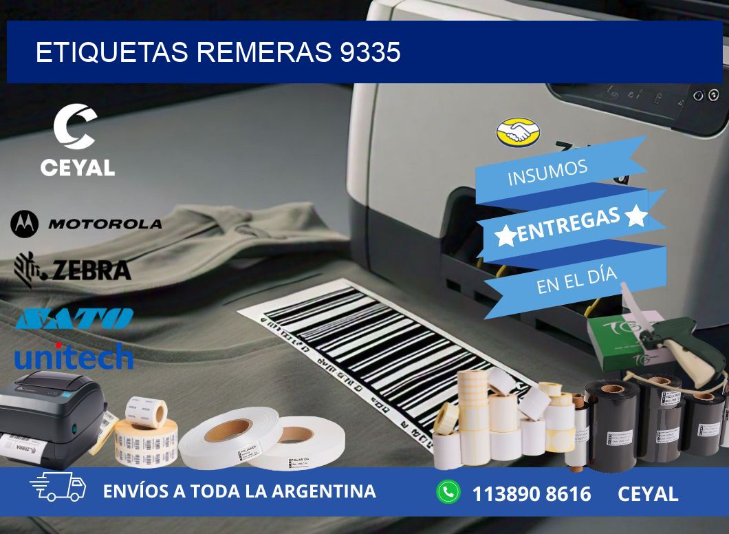 ETIQUETAS REMERAS 9335