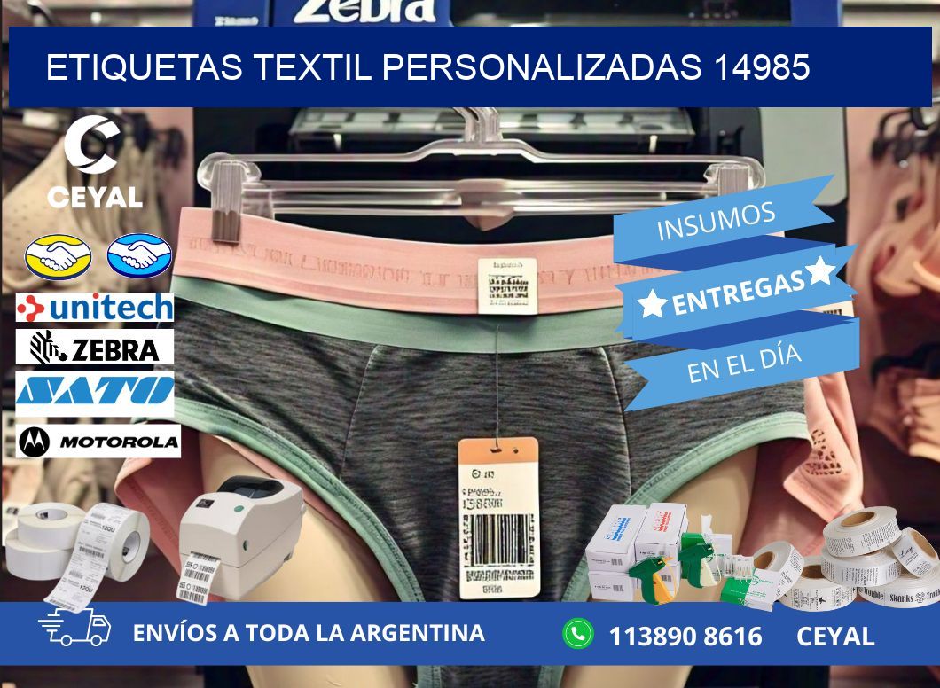 ETIQUETAS TEXTIL PERSONALIZADAS 14985