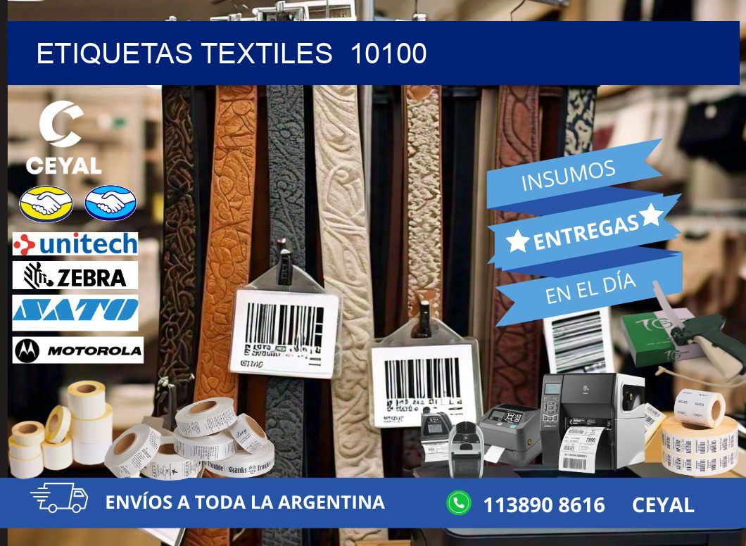 ETIQUETAS TEXTILES  10100