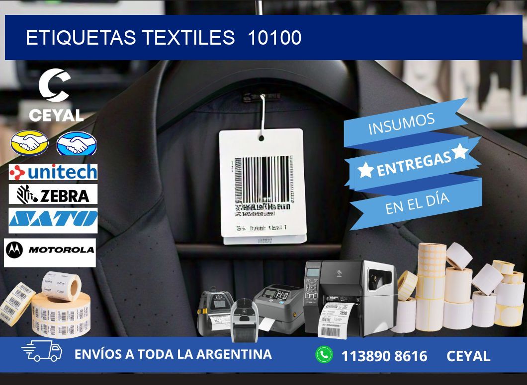 ETIQUETAS TEXTILES  10100