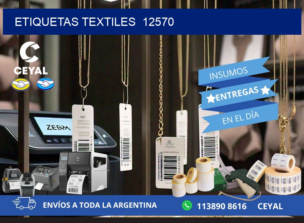 ETIQUETAS TEXTILES  12570