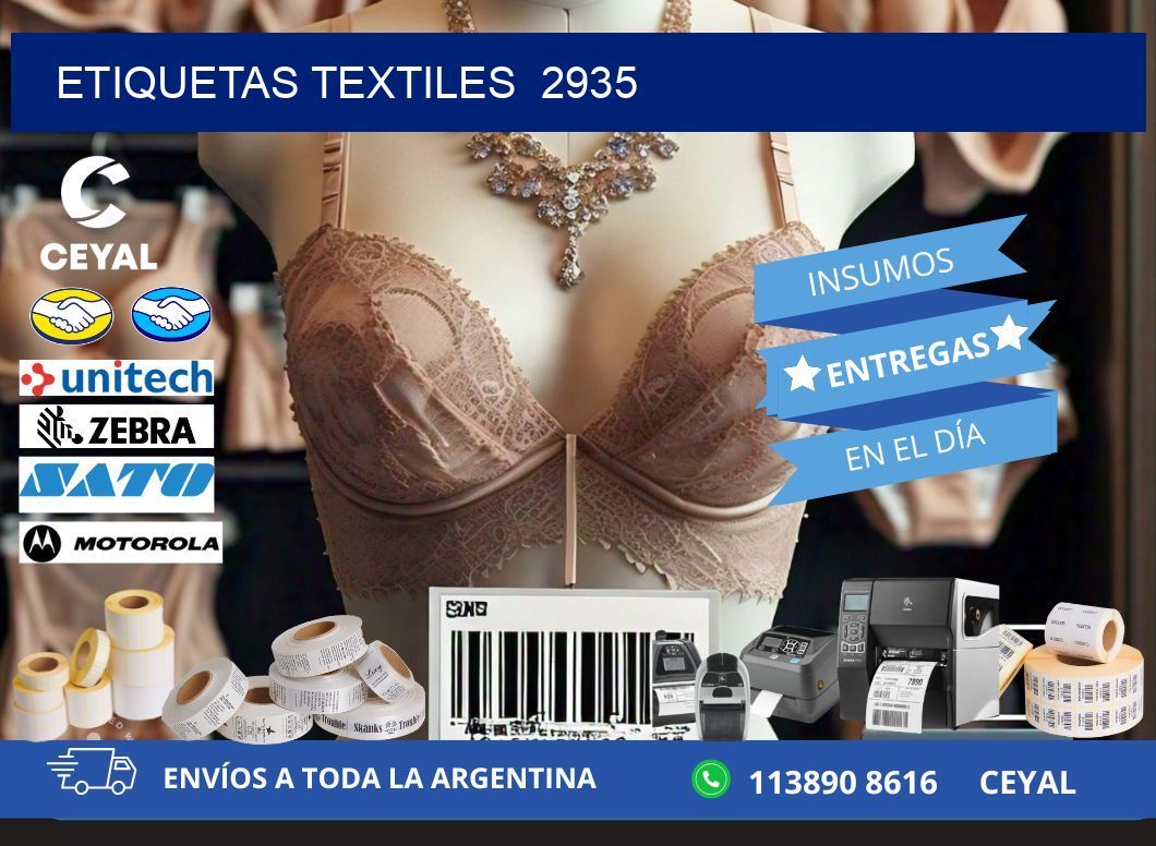 ETIQUETAS TEXTILES  2935