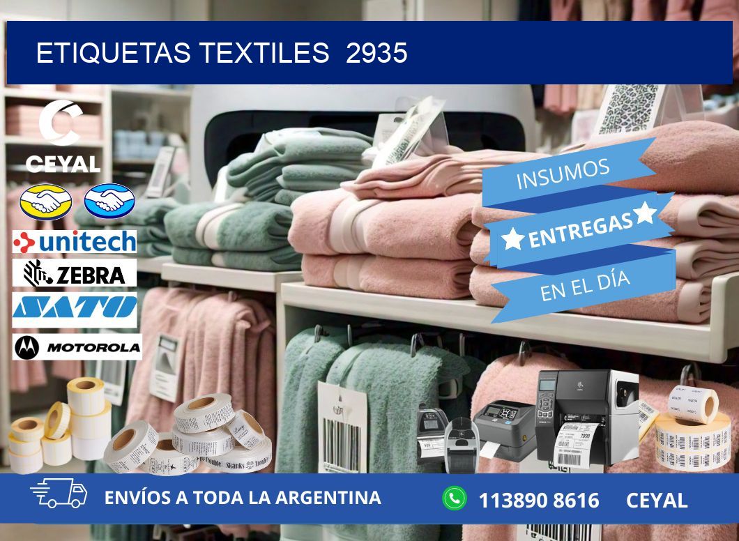 ETIQUETAS TEXTILES  2935