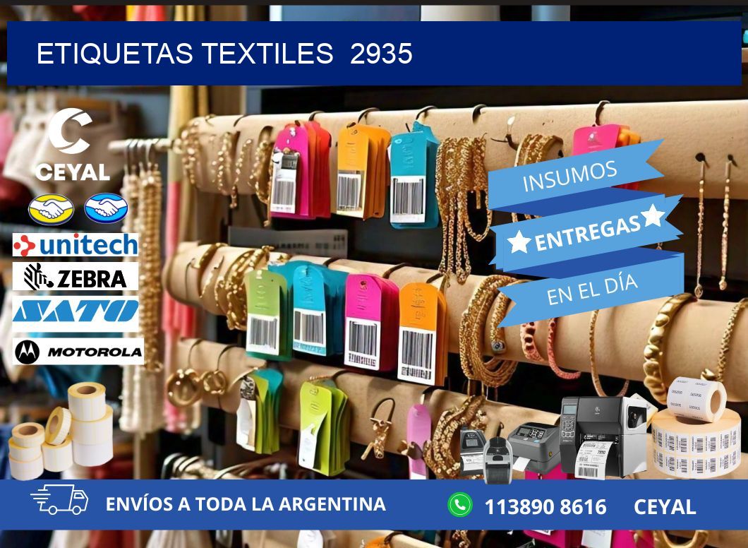 ETIQUETAS TEXTILES  2935