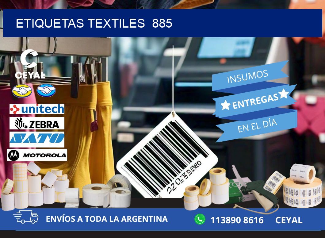 ETIQUETAS TEXTILES  885